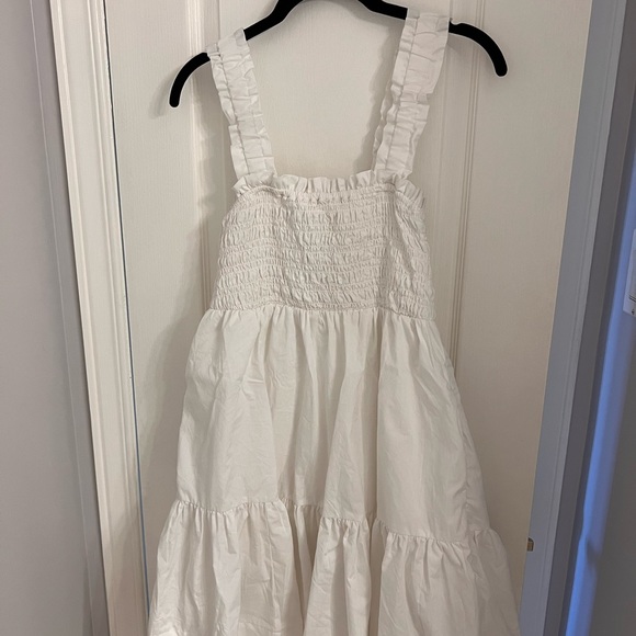 A&F Smocked Bodice Easy Mini Dress - Picture 1 of 3